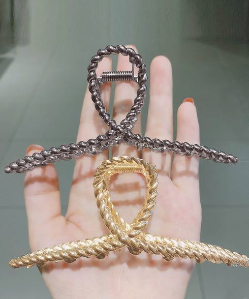 バンスクリップ 韓国風 レディース ヘアクリップ まとめ髪 ヘアアクセサリー シンプルヘアアクセ 大人 長い髪 トレンド デイリー カジュアル 98NUANM-001