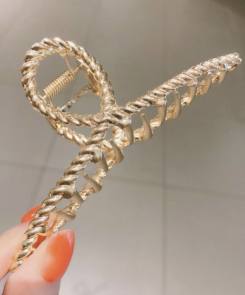 バンスクリップ 韓国風 レディース ヘアクリップ まとめ髪 ヘアアクセサリー シンプルヘアアクセ 大人 長い髪 トレンド デイリー カジュアル 98NUANM-001