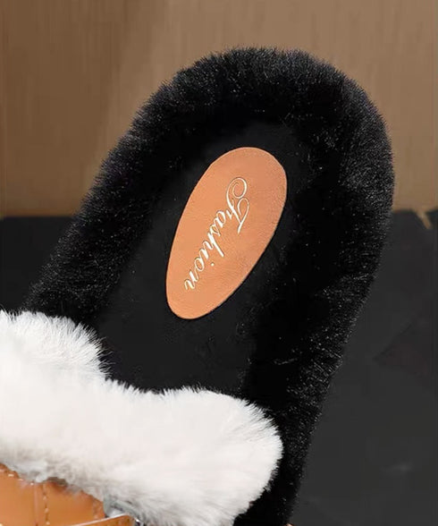 レディース ファーサンダル 厚底サンダル もこもこルームシューズ 履きやすい 疲れない おしゃれ 防寒 あったかファー スリッパふわふわスリッパ 外履きサンダル 98RUNCD-001