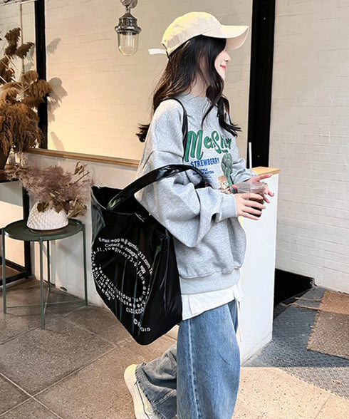 大容量トートバッグ 合皮 男女兼用バッグ 手提げバッグ 肩掛けバッグ レディース 軽いバッグ おしゃれ A4 旅行 大きめ メンズかばん カジュアルバッグ 98SBAN-001