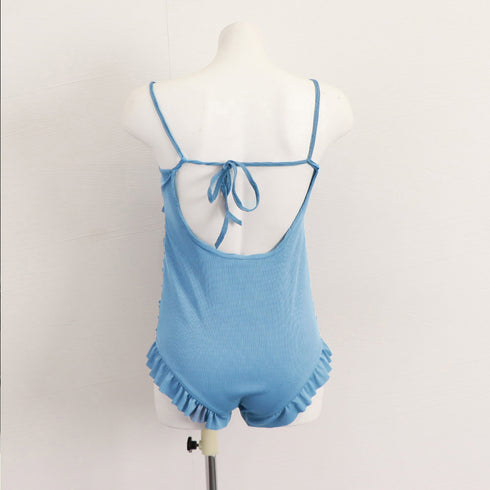 ワンピース水着 レディース モノキニ 夏 韓国風 スイムウェア リボン 体型カバー 水着 可愛い フリル セクシー クロス ストラップ水着 おしゃれ 水着 20代 98TIANYU-001