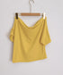 オフショルダーTシャツ カットソー 半袖 ワンショルトップス レディース アシンメトリー おしゃれ 肌見せ 夏服 ワンショルダーカットソー 韓国風セクシーTシャツ 98XIANNF-001