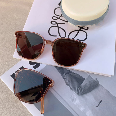 コンパクトサングラス ケース付き セット おしゃれ 超軽量設計メガネ 小顔 折りたたみウェリントン サングラス アイウェア 可愛い 韓国ファッション 新作 98XUANDA-001