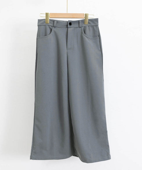 ハイウエストスリットロングスーツスカート レディース バックスリットスカート ビジネス オシャレ 大人きれいめボトムス ポケット付きスカート お洒落脚長スカート 98YINNA-001