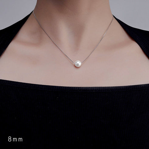 チェーン ネックレス フェイクパール 韓国風 ファッション レディース 可愛い 結婚式 きれいめ カジュアル ファッション 小物 98YQMEI-001