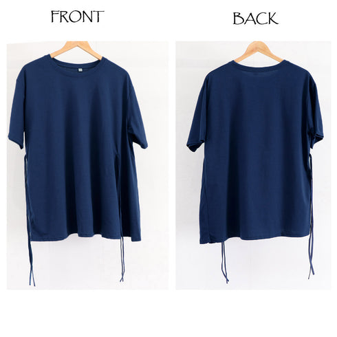 レディース チュニックロンt 半袖 無地 半袖Tシャツ オーバーサイズ ロング丈トップス 着やせ オフィスカジュアル マタニティ ビッグTシャツ 韓国風 おしゃれ 98YYG-001