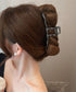 バンスクリップ ヘアクリップ ウェーブ おしゃれ ヘアアクセサリー 大きめ 大人女性 可愛い 簡単髪留め ゴージャス シンプル 韓国ファッション 98ZHENYIN-001