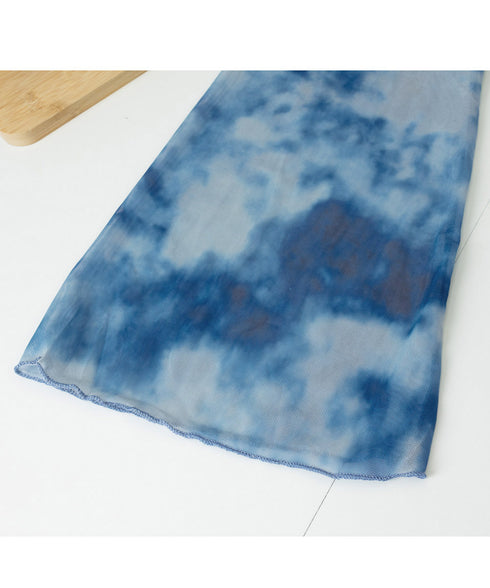 ビキニボレロカーディガンスカートセット タイダイビキニ 4点セット水着 ホルターネック ガールズ プール水着 胸パッド セパレート ストラップ調整 水着 98ZHILI-001