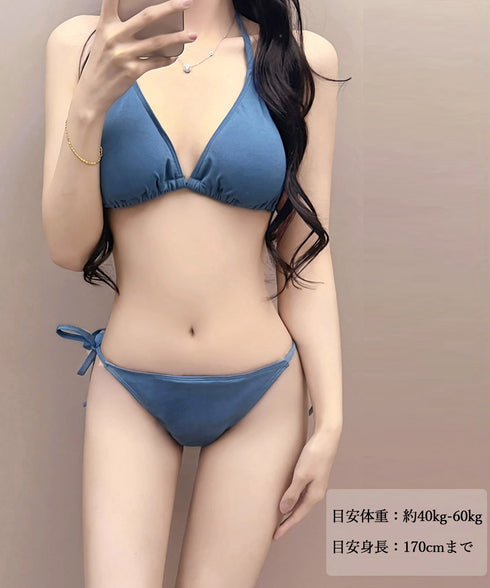 ビキニボレロカーディガンスカートセット タイダイビキニ 4点セット水着 ホルターネック ガールズ プール水着 胸パッド セパレート ストラップ調整 水着 98ZHILI-001