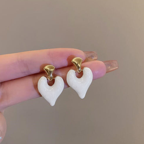 可愛い ハートピアス 韓国ファッション レディース おしゃれ アクセサリー きれいめピアス プチプラ パーティーピアス 耳飾り 結婚式 披露宴 98ZHIX-002