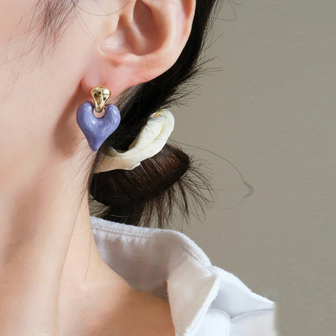 可愛い ハートピアス 韓国ファッション レディース おしゃれ アクセサリー きれいめピアス プチプラ パーティーピアス 耳飾り 結婚式 披露宴 98ZHIX-002