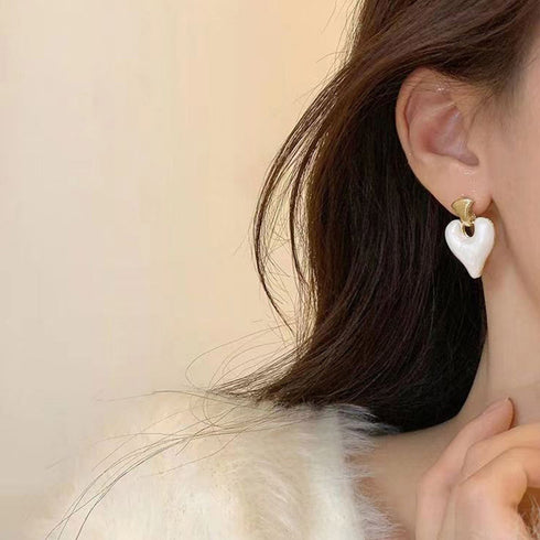 可愛い ハートピアス 韓国ファッション レディース おしゃれ アクセサリー きれいめピアス プチプラ パーティーピアス 耳飾り 結婚式 披露宴 98ZHIX-002