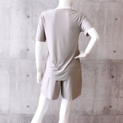 ルームウェア ゆったり 可愛い 部屋着 レディース 春夏 セットアップ 半袖 Tシャツ 短パン ウエストゴム 上下セット 98ZYQ-002