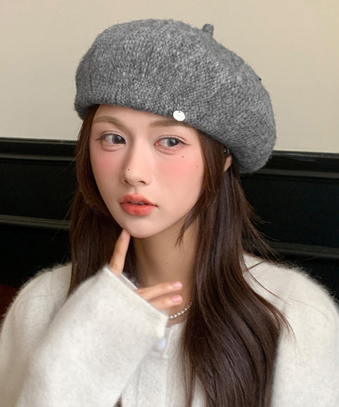 レディース ベレー帽 秋冬 飾り ベレーキャップ 防寒帽子 小顔 丸み 折りたたみ おしゃれ カジュアル シンプル 大人 トレンド感 可愛い小物 99BJMY-009