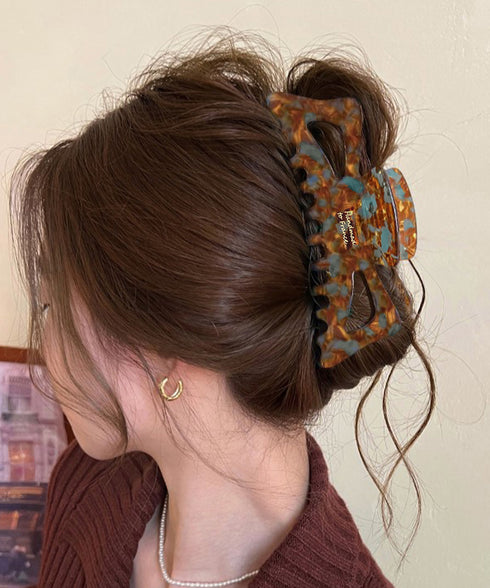 バンスクリップ ヘアクリップ レディース きれいめ ヘアアクセサリー 簡単ヘアアレンジ 大人可愛い おしゃれ フェミニン 巻き髪飾り プレゼント 演奏会 謝恩会 99BYSP-004