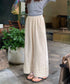 ワイドパンツ フリル レディース 春夏 アンクル丈パンツ ゆったり 薄手 ギャザー ウエストゴム リラックス 着やせ オシャレ カジュアル きれいめ 大人可愛い 99CYDZ-005