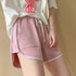 ショートパンツ カラーパンツ 夏 韓国風 レディース ハイウエスト 半ズボン ウエストゴム 運動着 カジュアルパンツ リラックス 体型カバー 部屋着 99FZFZ-023