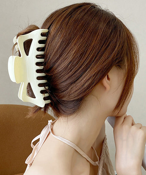 バンスクリップ ヘアクリップ レディース 韓国風 ヘアアクセサリー 大きめ 髪留め まとめ髪 おしゃれ 大人可愛い オフイスカジュアル 小物 誕生日 プレゼント 99GJDZ-001