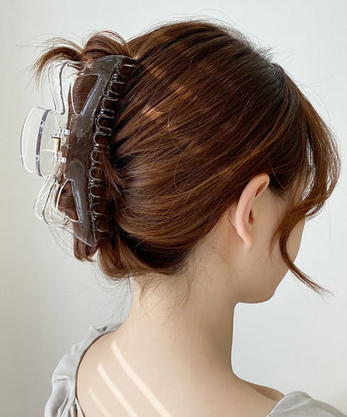 バンスクリップ ヘアクリップ レディース 韓国風 ヘアアクセサリー 大きめ 髪留め まとめ髪 おしゃれ 大人可愛い オフイスカジュアル 小物 誕生日 プレゼント 99GJDZ-001