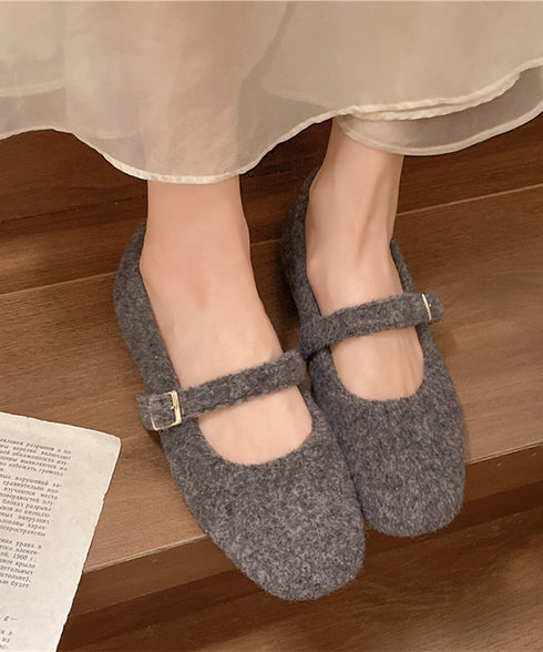 メリージェーンシューズ もこもこパンプス レディース バレエパンプス ぺたんこ 美脚 フェミニン 大人 きれいめ エレガント おしゃれ 歩きやすい 痛くない 99GYXC-141