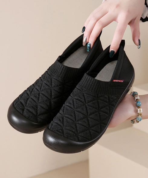 スリッポンシューズ レディース 軽量 スニーカー ニット 通気性 履きやすい カジュアル おしゃれ ウォーキング ジョギング 旅行 99HYGM-003