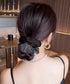 ヘアゴム シュシュ 配色デザイン 韓国風 レディース ヘアアレンジ 髪留め 髪飾り キラキラ サテン オルチャン おしゃれ カジュアル 大人っぽい 可愛い 99HYRY-003