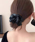 ヘアゴム シュシュ 配色デザイン 韓国風 レディース ヘアアレンジ 髪留め 髪飾り キラキラ サテン オルチャン おしゃれ カジュアル 大人っぽい 可愛い 99HYRY-003