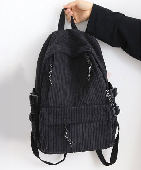 リュックサック コーデュロイ レディース バックパック 肩掛けバッグ a4 大容量 肩紐太い オルチャン おしゃれ 通勤通学 修学旅行 お出かけ 人気 99JKXB-002