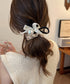 ヘアゴム シュシュ レース蝶結び 韓国風 レディース 髪飾り ヘアアレンジ ヘアアクセサリー 透け感 パール付き 人気 大人可愛い オルチャン おしゃれ 雑貨 99JXSP-006