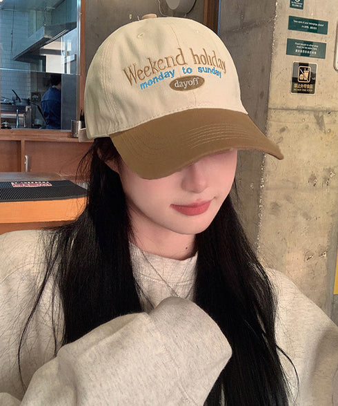 キャップ 刺しゅう レディース 英字ロゴ ビーチキャップ ベースボールキャップ 野球帽 ぼうし 小顔 可愛い カジュアル 紫外線対策 カップル アウトドア 99MHMY-029