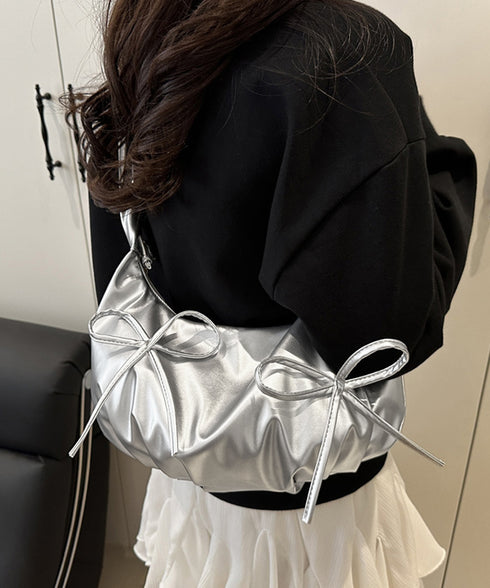 ショルダーバッグ 3way リボンバッグ レディース フェイクレザー 手提げ鞄 肩掛け 斜め掛けバッグ 合皮 大人可愛い おしゃれ 旅行 お出かけ 春夏秋冬 99MSXB-006