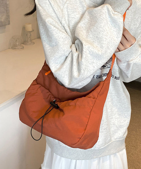 ショルダーバッグ ナイロン 無地 軽量 レディース ストリートバッグ 肩掛け 斜め掛け ボディバッグ ユニセックス カジュアル おしゃれ お出かけ 99MSXB-009