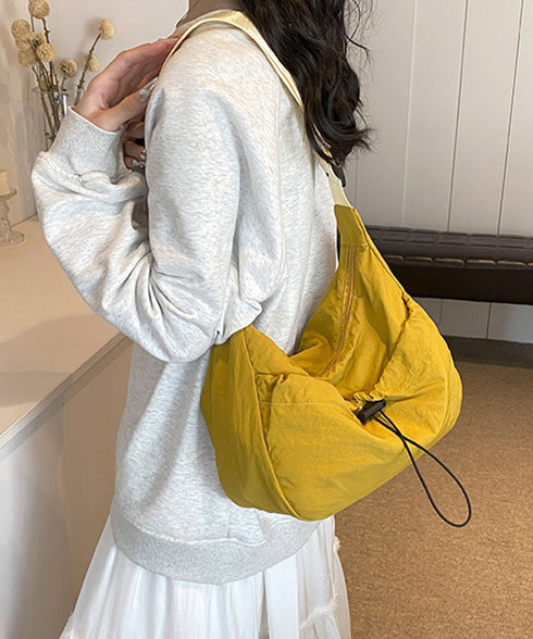 ショルダーバッグ ナイロン 無地 軽量 レディース ストリートバッグ 肩掛け 斜め掛け ボディバッグ ユニセックス カジュアル おしゃれ お出かけ 99MSXB-009