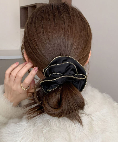 サテンシュシュ ヘアゴム ボリューム レディース ヘアアレンジ 髪留め 髪飾り お団子 オルチャン おしゃれ カジュアル 大人っぽい 可愛い 雑貨小物 99QNSP-016