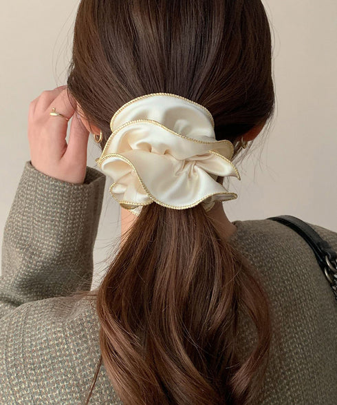 サテンシュシュ ヘアゴム ボリューム レディース ヘアアレンジ 髪留め 髪飾り お団子 オルチャン おしゃれ カジュアル 大人っぽい 可愛い 雑貨小物 99QNSP-016