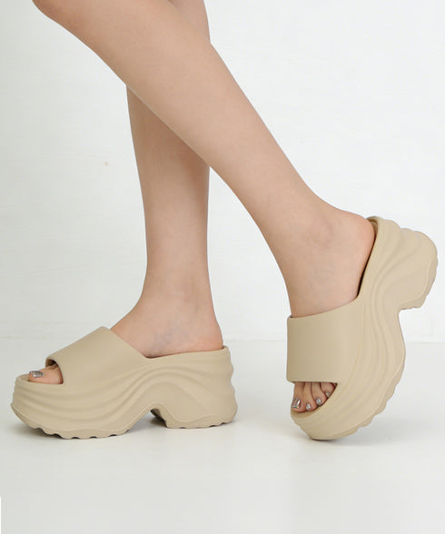 厚底サンダル 約7cm ビーチサンダル夏 レディースシューズ 美脚サンダル 楽ちん 履きやすい ルームスリッパ 大人可愛い カジュアル 疲れない コンフォートくつ 99SCMY-001