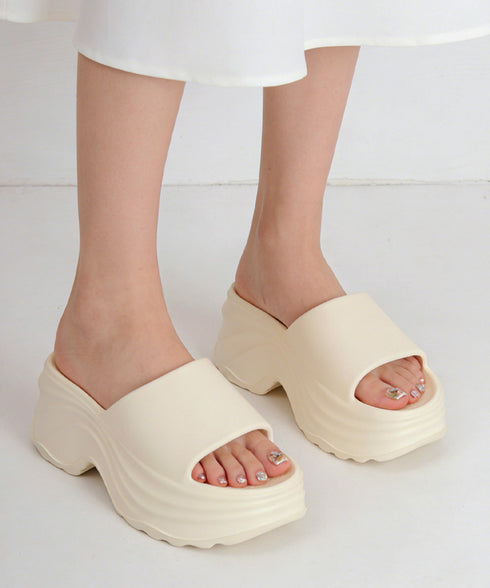 厚底サンダル 約7cm ビーチサンダル夏 レディースシューズ 美脚サンダル 楽ちん 履きやすい ルームスリッパ 大人可愛い カジュアル 疲れない コンフォートくつ 99SCMY-001