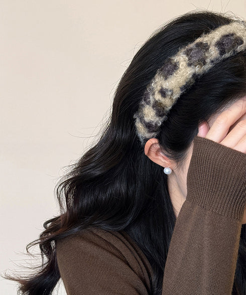 カチューシャ ふわふわ レオパード柄 レディース ヘアアレンジ ヘアバンド 髪飾り 髪留め トレンド 大人 かわいい カジュアル おしゃれ 小物 雑貨 99TZSP-003