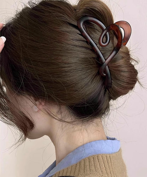 バンスクリップ 大きめ ヘアクリップ レディース ヘアアレンジ 髪留め 髪飾り まとめ髪 おしゃれ 大人 可愛い オフイスカジュアル 誕生日 プレゼント 99TZSP-005