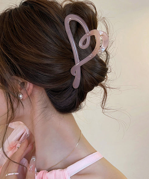 バンスクリップ 大きめ ヘアクリップ レディース ヘアアレンジ 髪留め 髪飾り まとめ髪 おしゃれ 大人 可愛い オフイスカジュアル 誕生日 プレゼント 99TZSP-005
