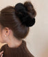 ファーシュシュ ボリュームヘアゴム 秋冬 レディース ヘアアクセサリー 韓国風 お団子ヘア ポニーテール 大人かわいい 簡単まとめ髪 プチプラ 髪留め髪飾り 99TZSP-009