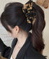 レオパード柄 バナナクリップ 簡単髪留め レディース ヘアアクセサリー ポニーテール 大人かわいい ヘアアレンジグッズ まとめ髪 ハーフアップ 夜会巻き 髪飾り 99TZSP-010