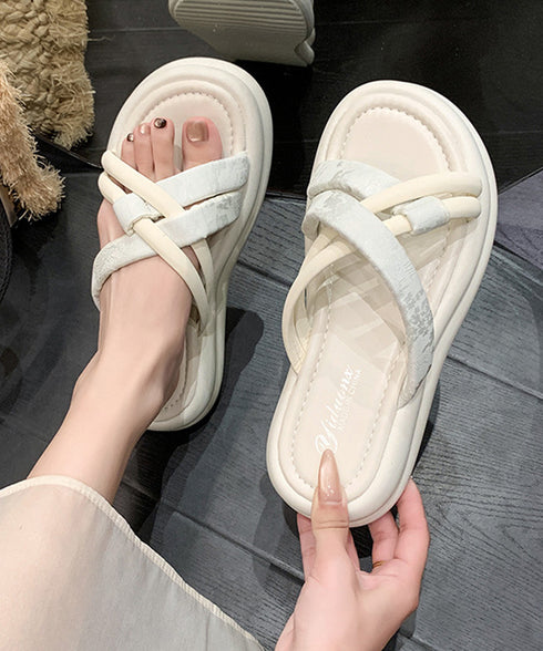 厚底 ミュールサンダル クロスベルト夏靴 レディース ヒョウ柄ストラップ コンフォートサンダル かかとなし おしゃれ 履きやすい カジュアル 大人可愛い 楽ちん 99XDMY-002