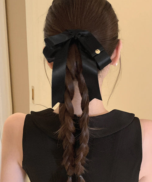 ヘアクリップ リボン レディース ヘアアクセサリー 女子会 演奏会 簡単ヘアアレンジ 大人女性 可愛い まとめ髪 髪留め 髪飾り おしゃれ 99XXSP-001