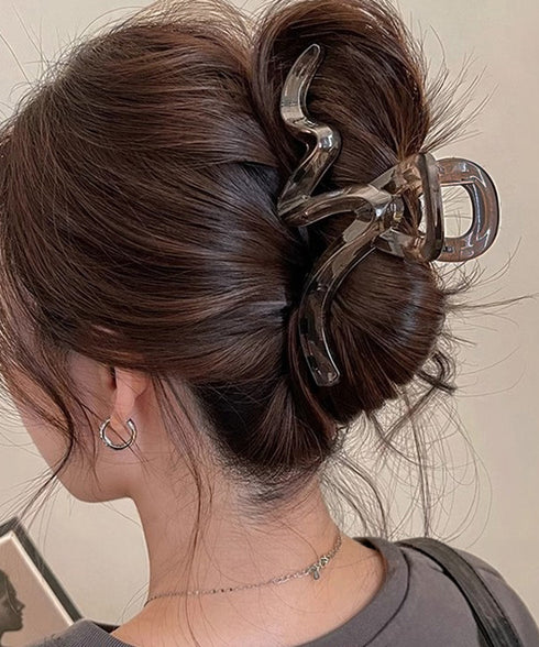 バンスクリップ ヘアクリップ まとめ髪 韓国風 ヘアアクセサリー 大きめ 髪留め おしゃれ 大人可愛い オフイスカジュアル 小物 誕生日 プレゼント 女子会 99ZYSP-018