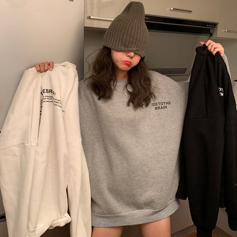 トレーナー レディース トップス トレーナー レディース トップス スウェット プルオーバー 裏起毛 長袖 体型カバー オーバーサイズ 99AAA-009