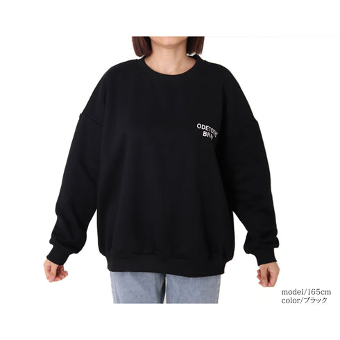 トレーナー レディース トップス トレーナー レディース トップス スウェット プルオーバー 裏起毛 長袖 体型カバー オーバーサイズ 99AAA-009