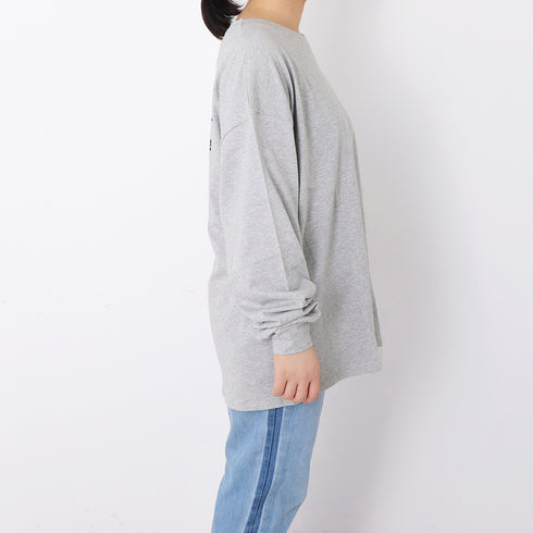 Tシャツ レディース 長袖 カットソー Tシャツ レディース 長袖 カットソー おしゃれ ロゴ オーバーサイズ 大きいサイズ ゆったりTシャツ 99AAA-011