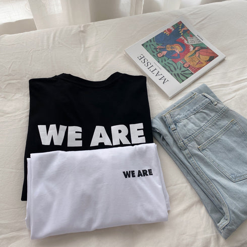 Tシャツ レディーストップス Tシャツ レディーストップス 長袖カットソー 韓国 英字ロゴ 体型カバー ゆったり 99AAA-012