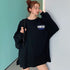 Tシャツ レディーストップス 長袖 Tシャツ レディーストップス 長袖 カットソー 体型カバー プリント カジュアル 韓国 ゆったり 99AAA-018